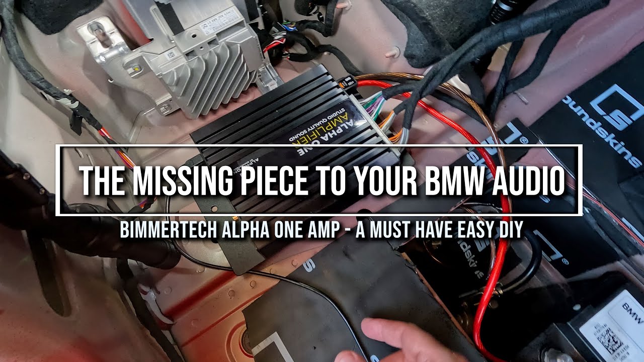 Dramatically improve stock or upgraded audio - Bimmertech Alpha One amplifier
