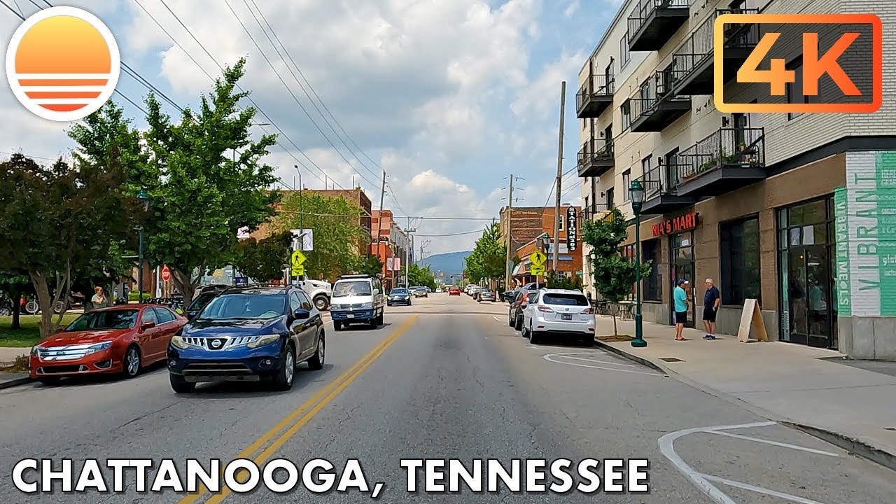 Chattanooga, Tennessee! Drive with me through a Tennessee town!