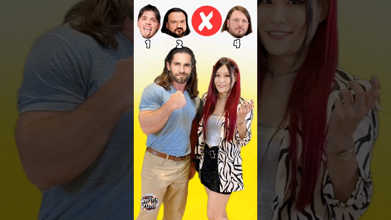 Iyo Sky With Mysterious Wrestler ? ❤️#wwe #iyosky #wwequiz #wrestling