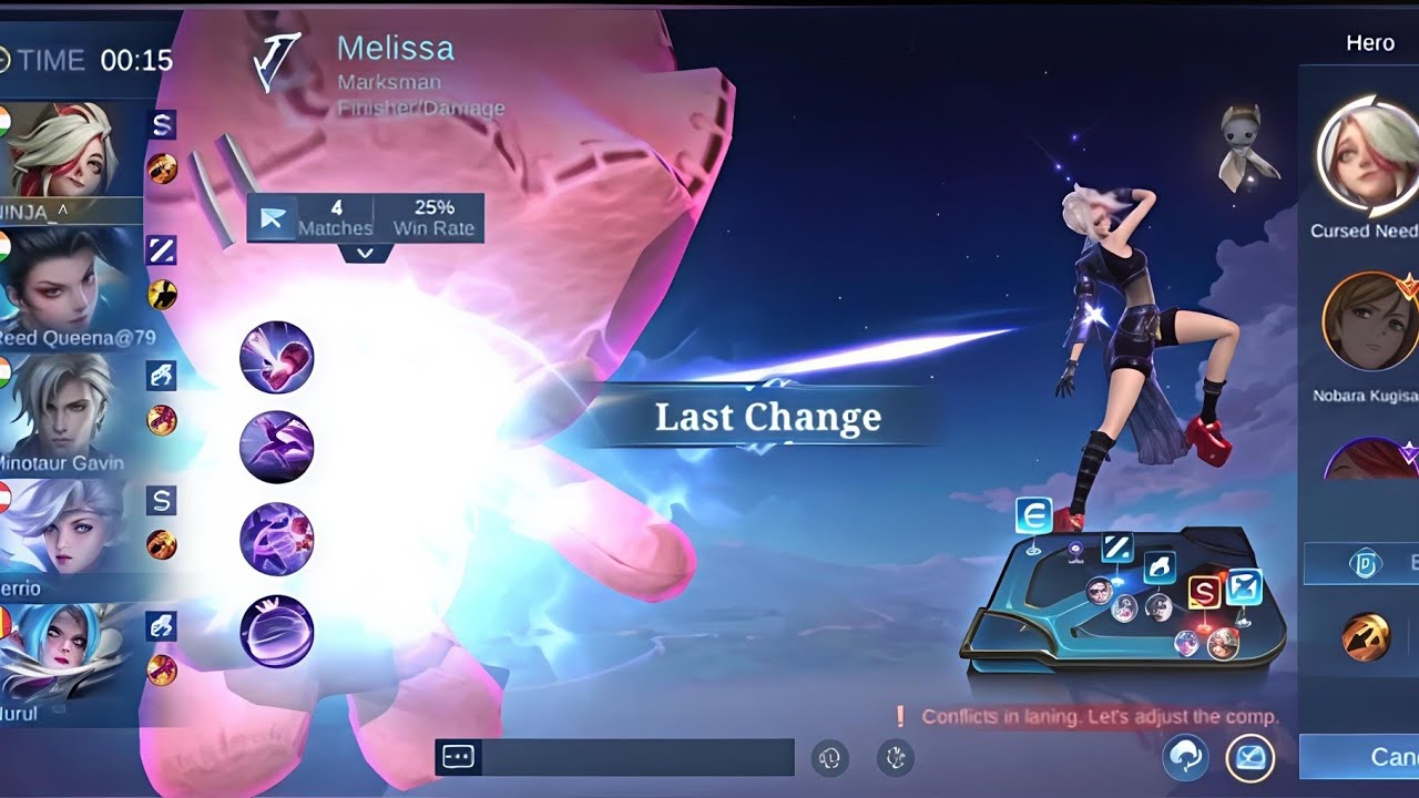 Melissa OP Gameplay😱🔥|Savage Damage Marksman|MLBB Ranked Match|Moba legends Bang Bang #mobilelegends