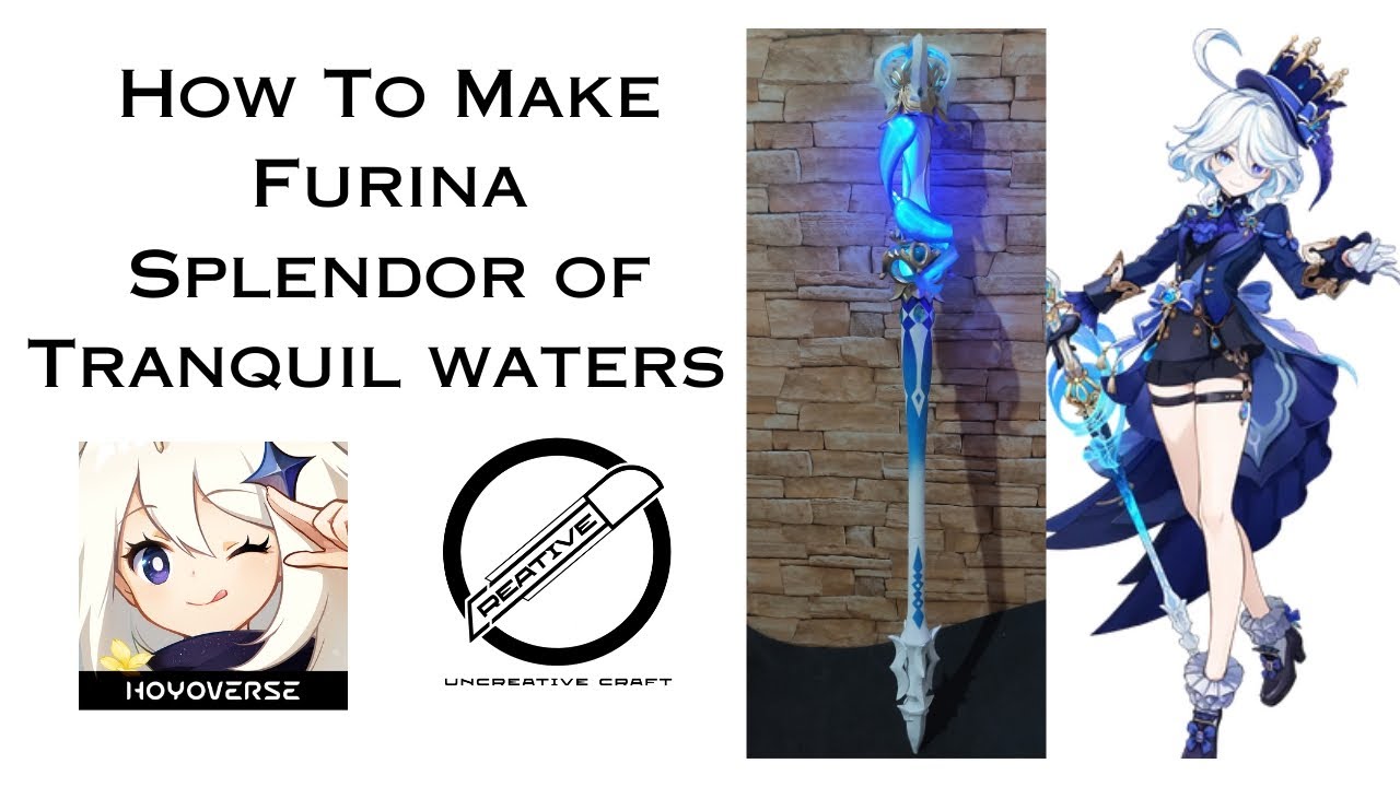 How To Make Furina Signature Weapon Splendor of Tranquil Waters with lights(summary)| Genshin Impact
