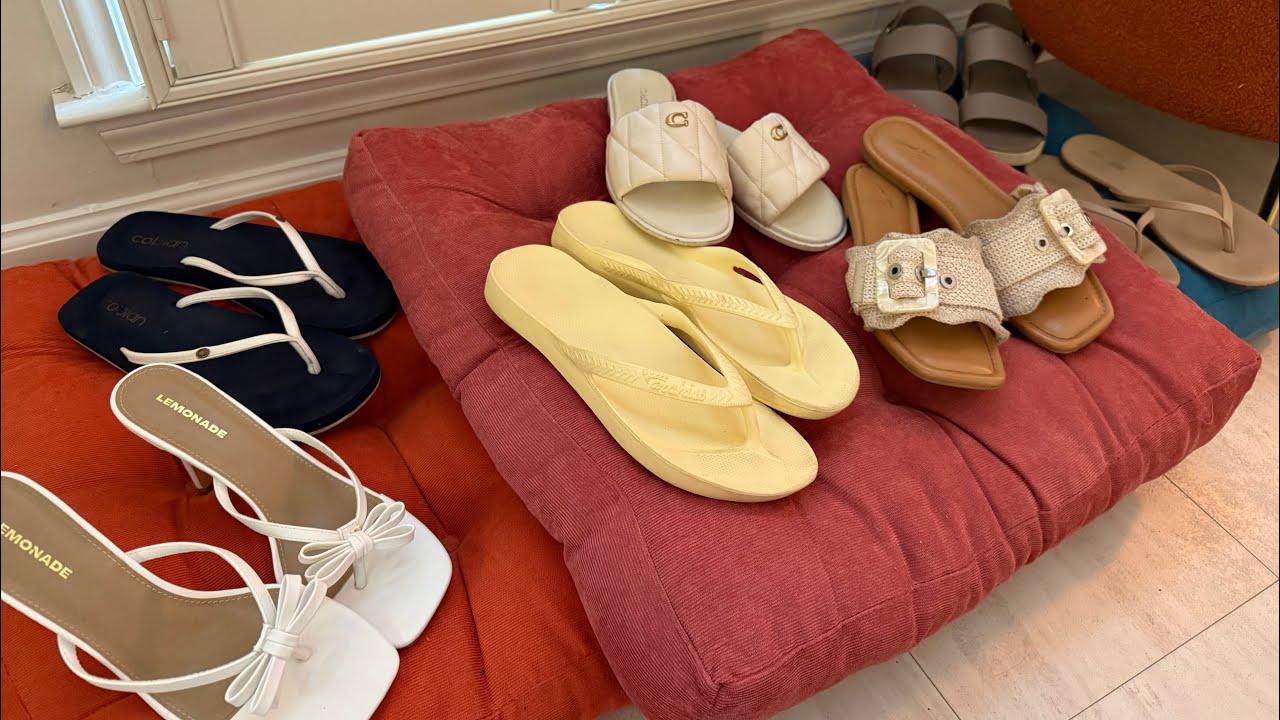 ASMR | Summer Shoe Tapping and Scratching 👡
