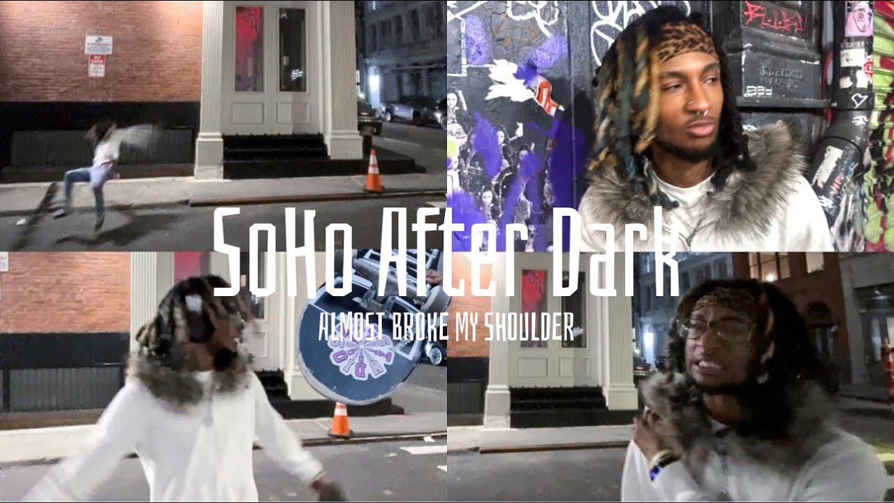 SoHo After Dark Skating Pt 3 *I BROKE MY SHOULDER*