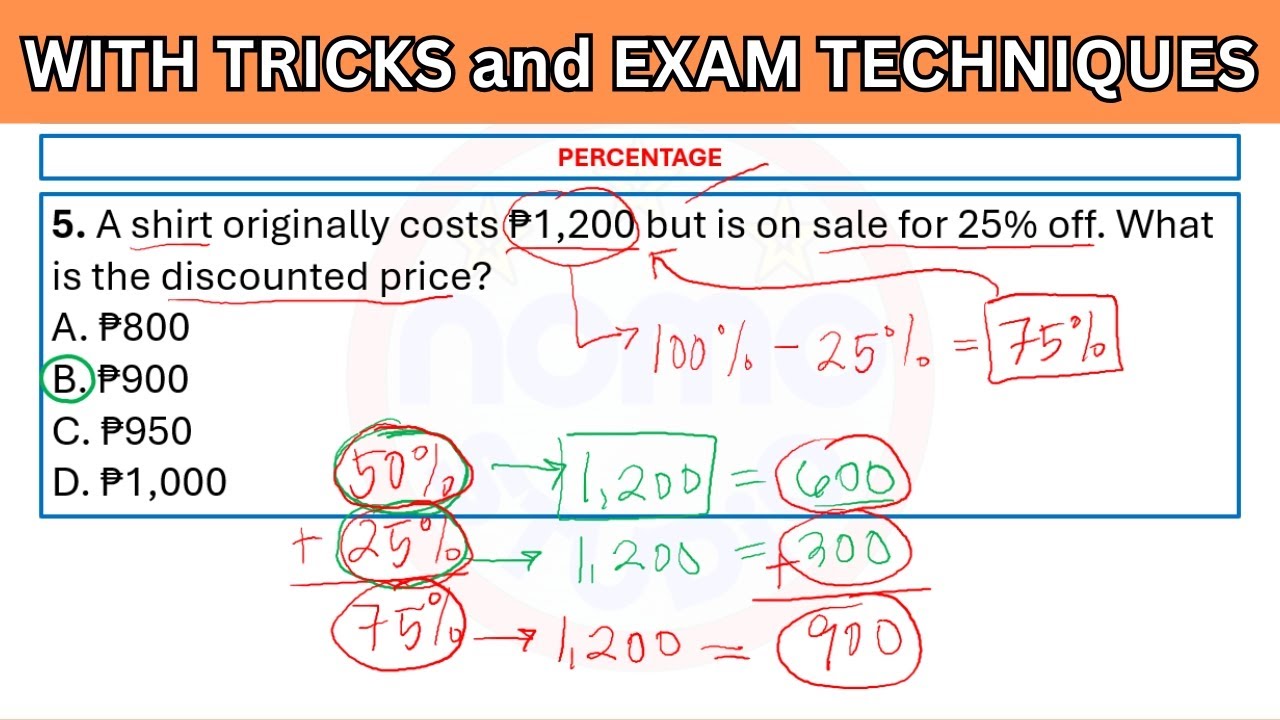 CSE Review - Numerical Ability Test (5 items)