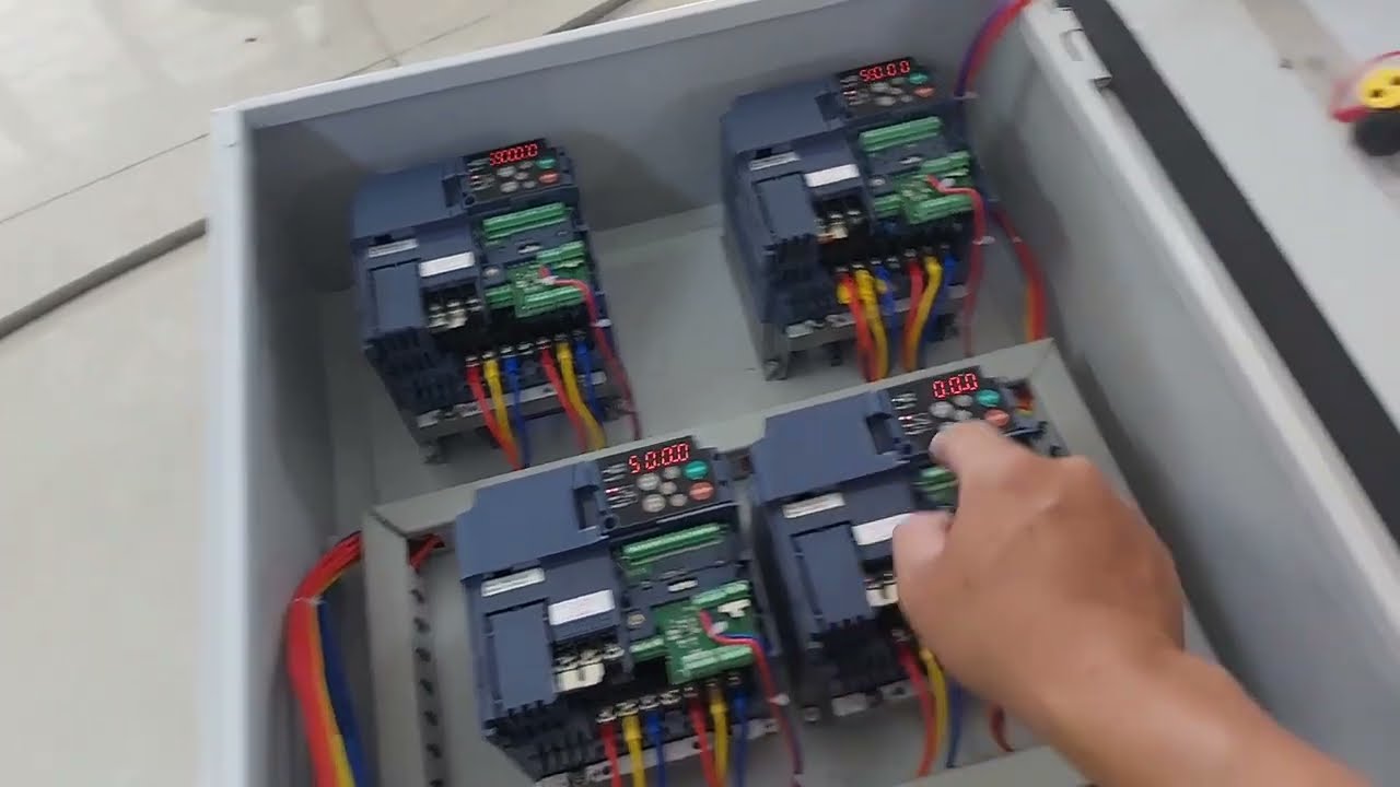 Lắp tủ biến tần phần 2 - giai đoạn hoàn thiện và cài đặt
