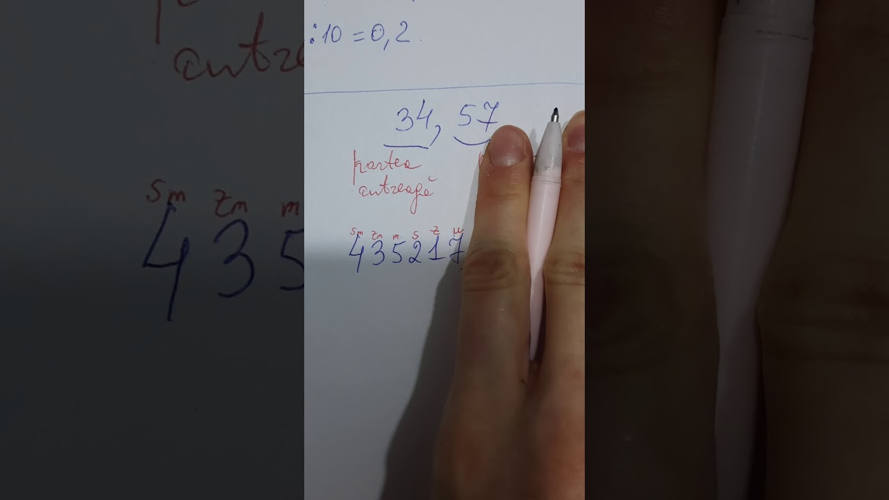 NUMERE ZECIMALE-part 1 matematica clasa a 5-a
