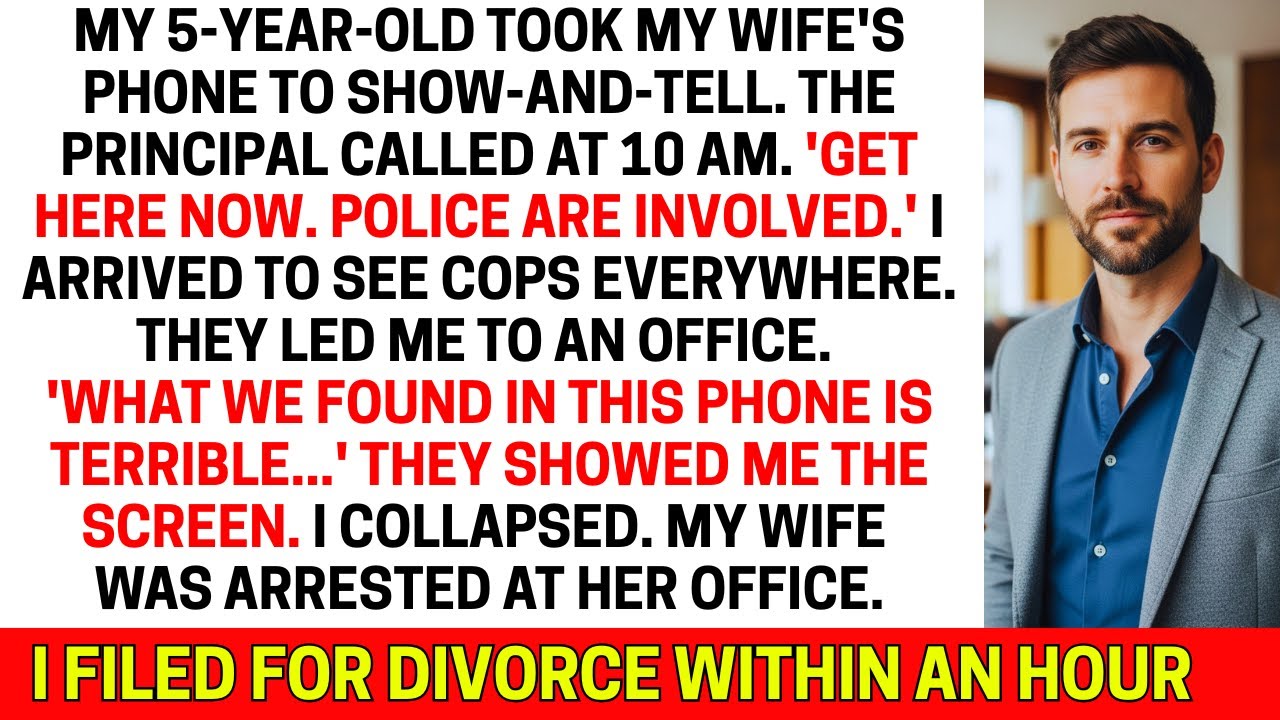 My 5-Year-Old Took Wife's Phone to Show-and-Tell. Principal Called: 'Police Are Here...'