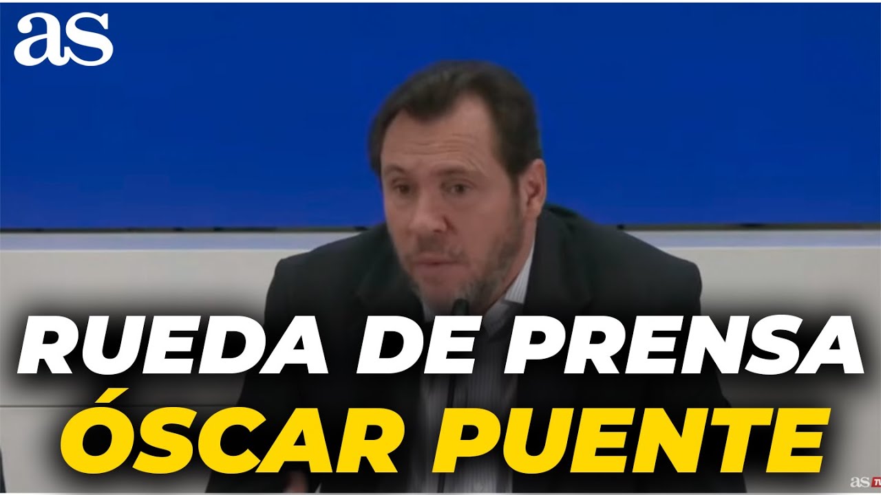 RUEDA de PRENSA completa de ÓSCAR PUENTE | ACCIDENTE FERROVIARIO ADAMUZ