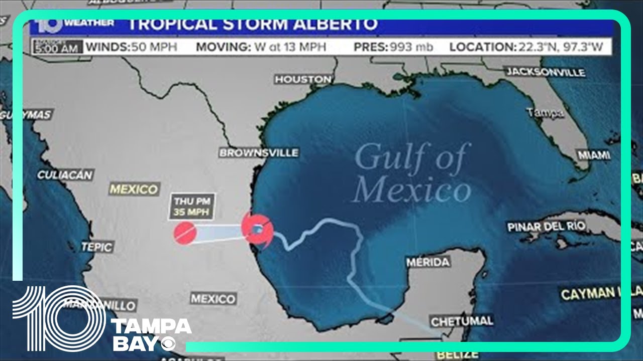 Tracking the Tropics: Tropical Storm Alberto expected to make landfall