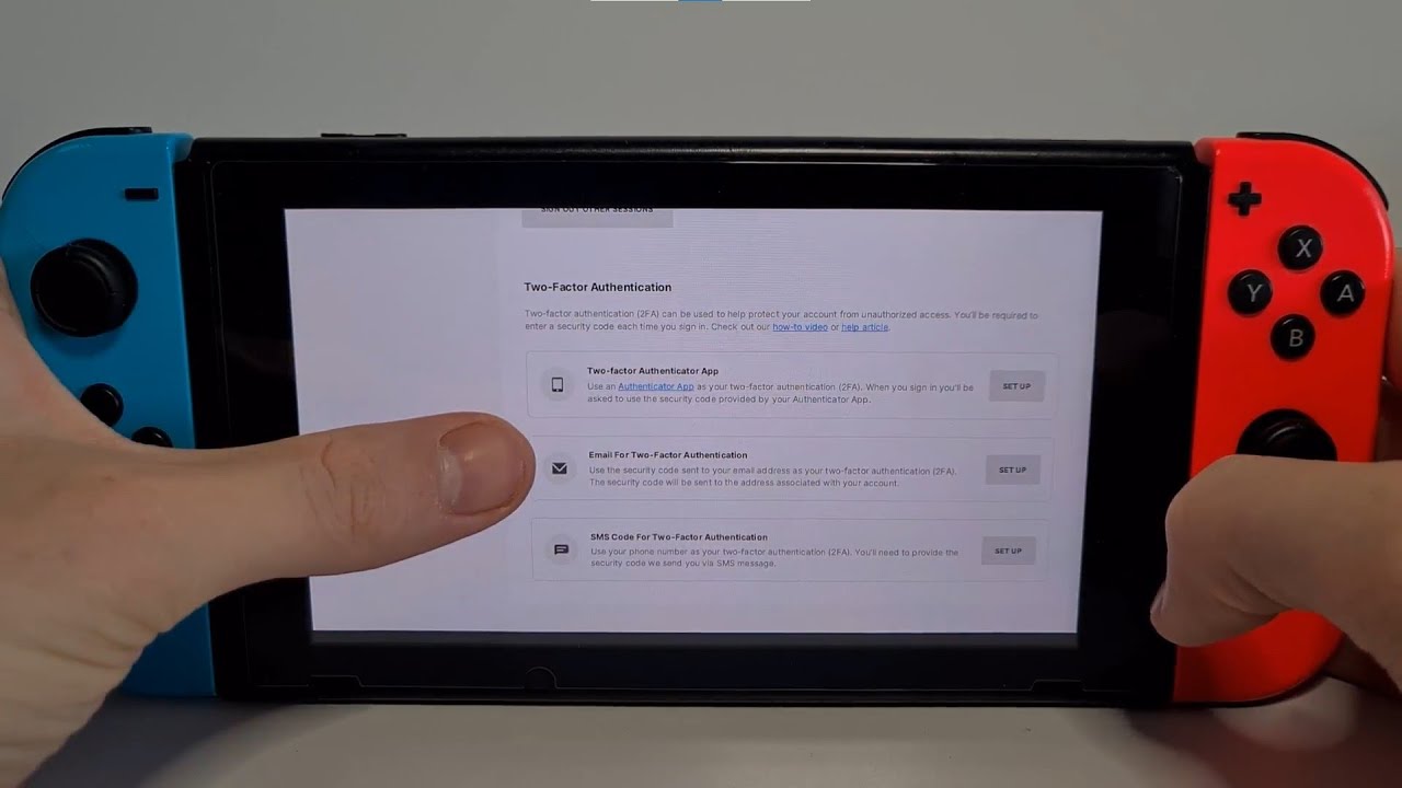 Как включить 2FA в Fortnite на Nintendo Switch