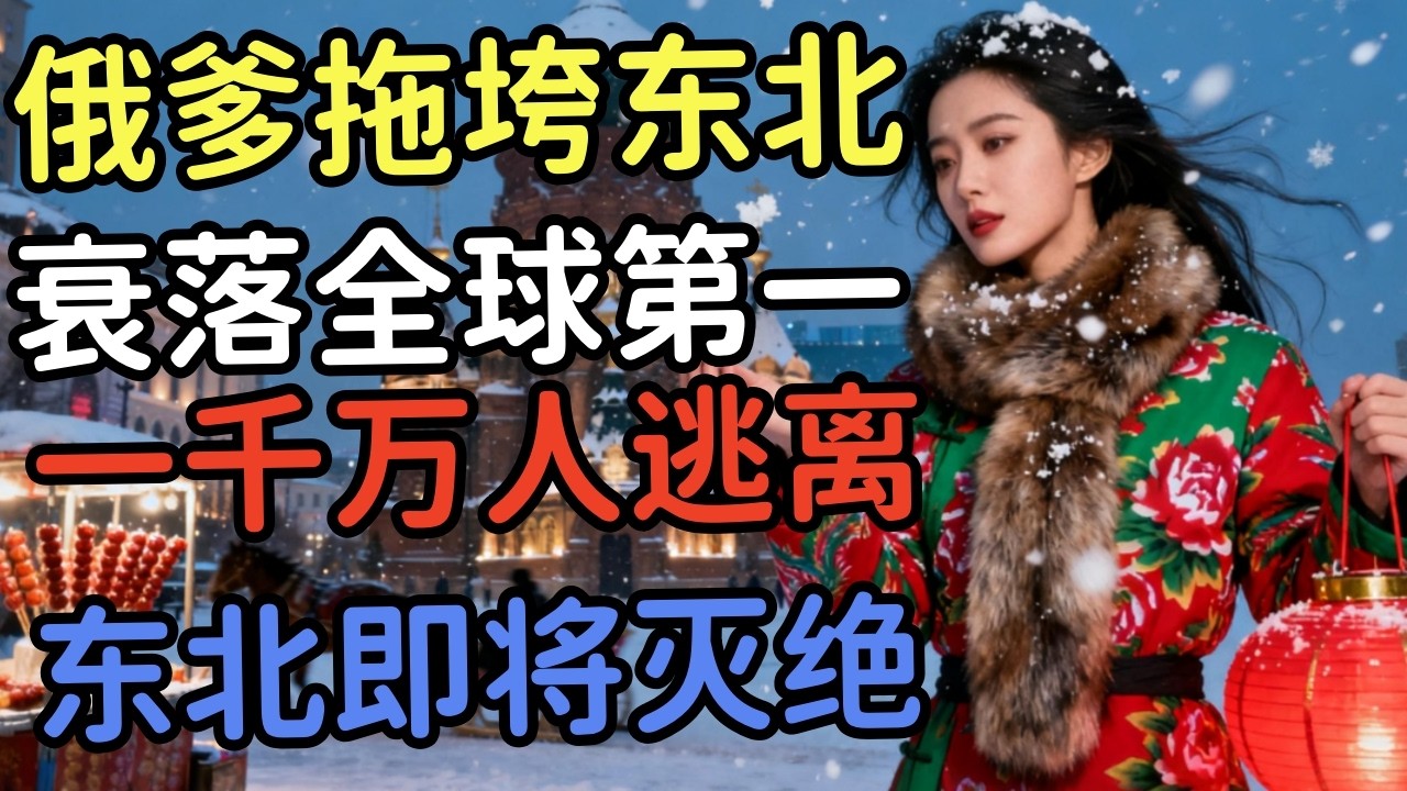 东北危机全面爆发！从“共和国长子”到“濒危物种”，年轻人全跑了，老家没人种地！生育率全球最低，吉林河南街变废墟，年轻人别回来了！