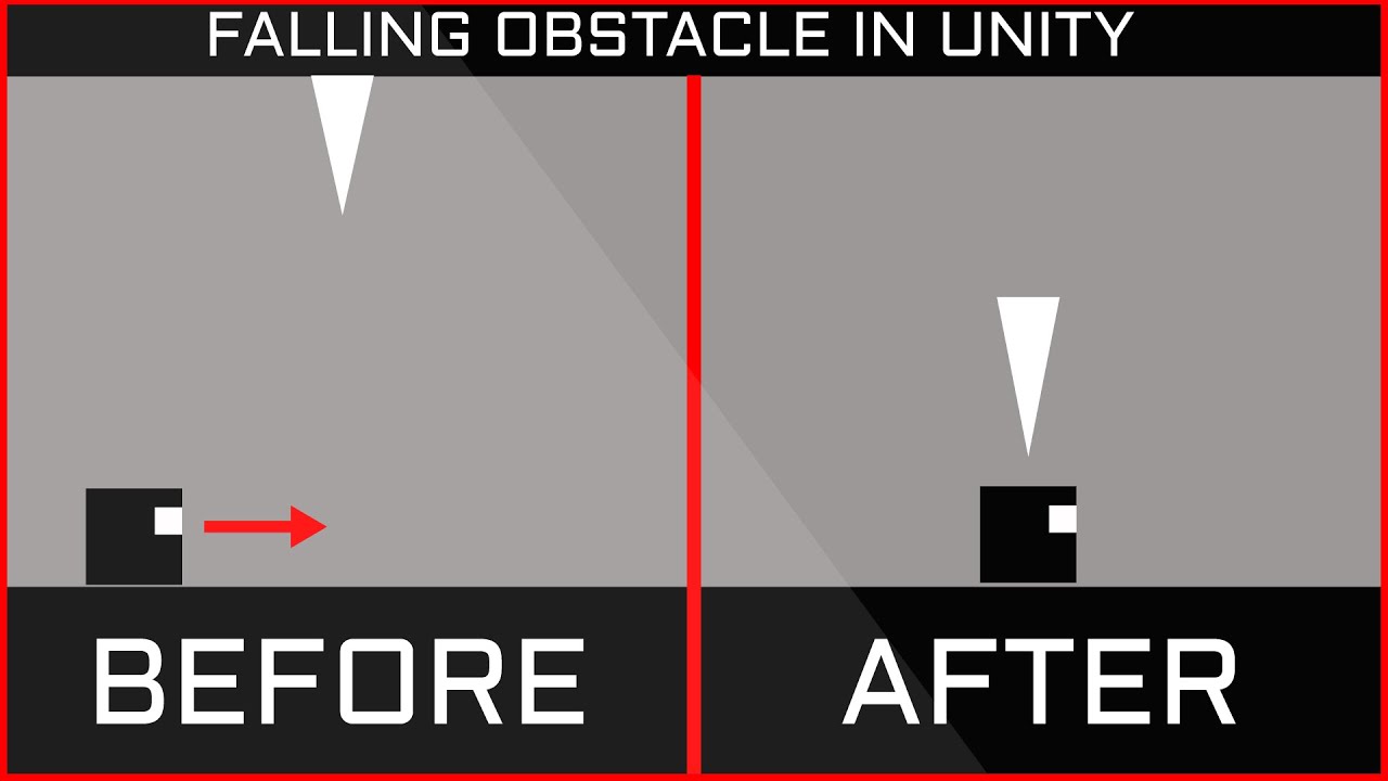 How To Make a Falling Spike Obstacle In Unity2D (Caption Included)