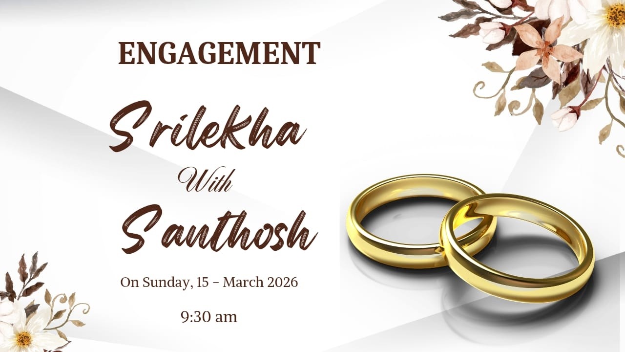 Srilekha With Santhosh !