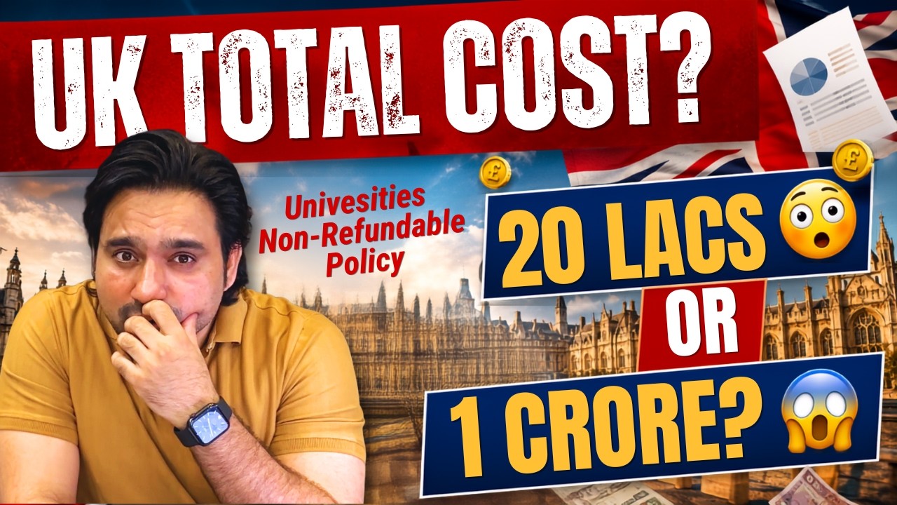 New Updated UK Study Visa Cost 2026 😱 | UK September Intake |Total Expense from Pakistan Revealed!