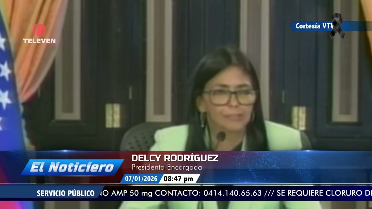 Delcy Rodríguez propone nuevas leyes ante el Poder Legislativo – El Noticiero emisión meridiana
