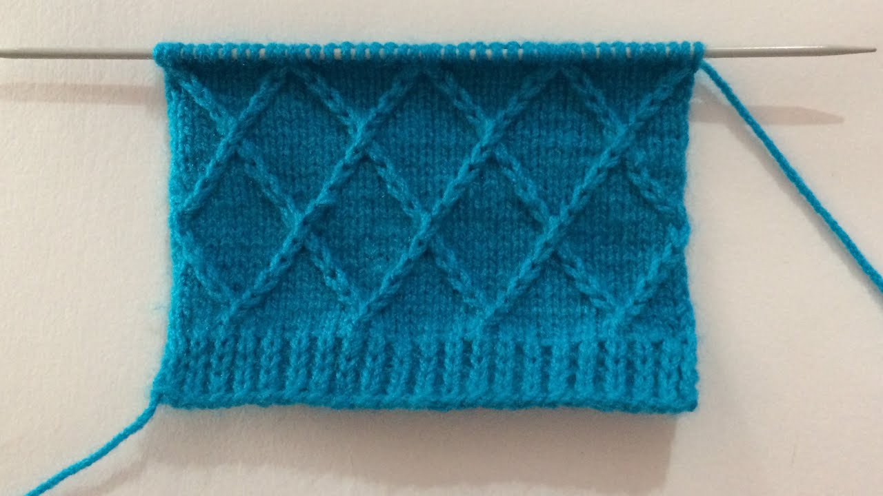 Very Beautiful Knitting Stitch Pattern For Sweater