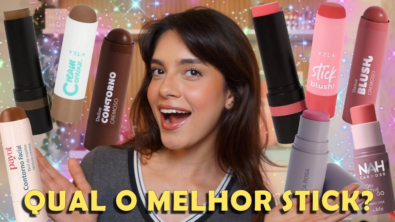 COMPAREI OS BLUSHES E CONTORNOS EM STICKS LANÇADOS! QUAL VALE A PENA INVESTIR?