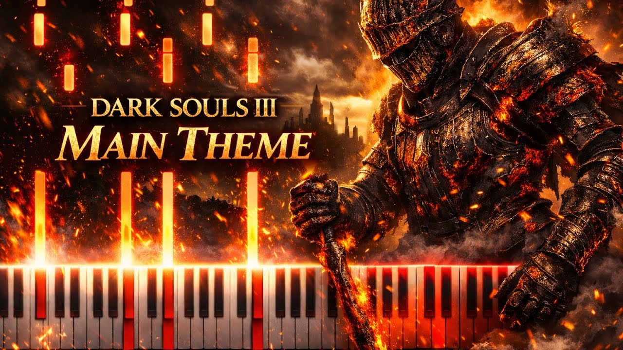 Dark Souls 3 Main Theme Piano Tutorial