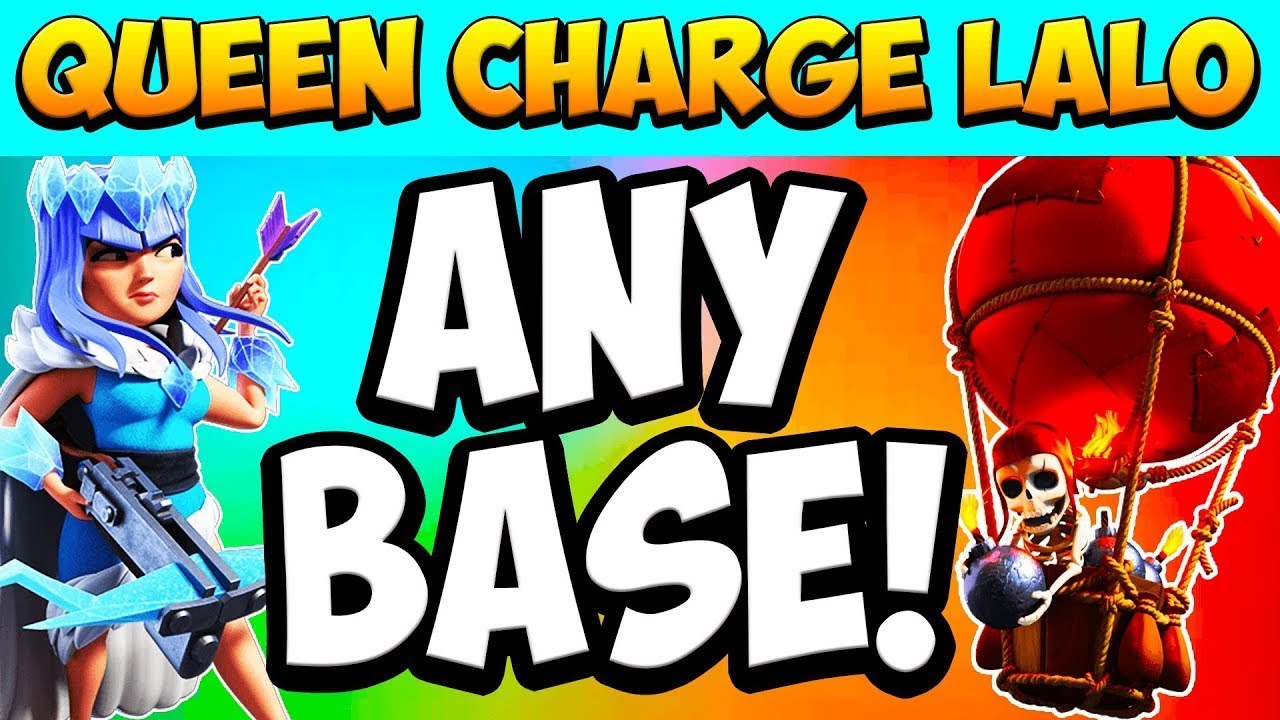 TH11 Queen Charge Lavaloon WRECKS ANY BASE! Town Hall 11 LaLo COC