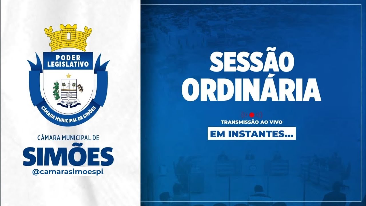 Sessão Ordinária - Câmara Municipal de Simões 18/11/2025