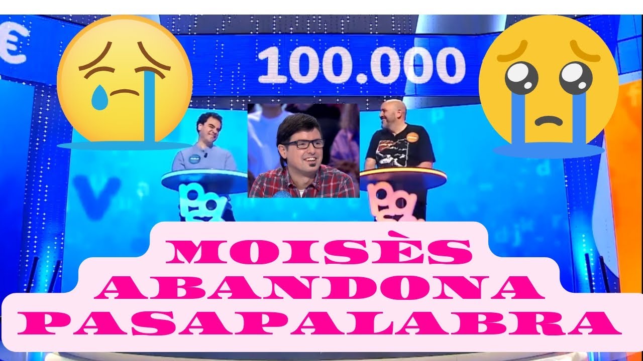 ¿ABANDONA MOISÉS ADIOS PASAPALABRA? Abril 12 2024 Programa #997
