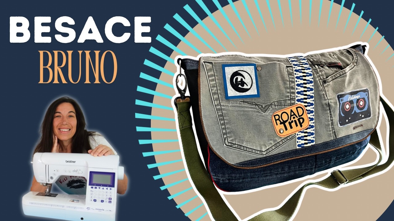 Upcycling jean ! Coudre une besace #upcycling