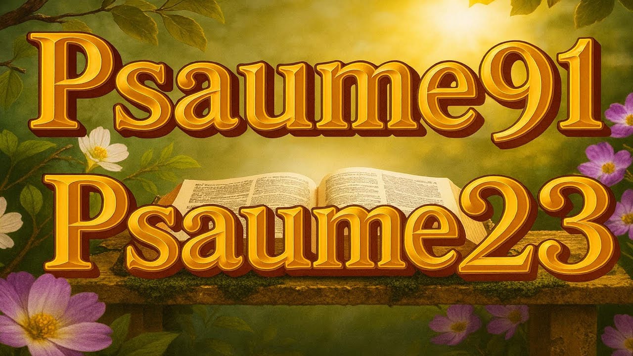PSAUME 91 et PSAUME 23 - Les deux PRIÈRES LES PLUS PUISSANTES de la BIBLE