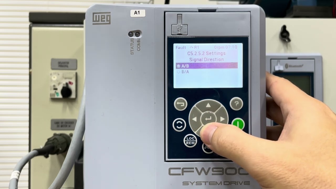 CFW900 Oriented Startup - Vector with Encoder (Run for Imr)