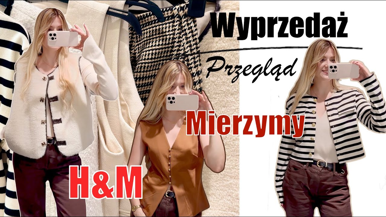 PRZEGLĄD, Mierzymy H&M ♥️WYPRZEDAŻE🔥Świetne CENY! Wybrałam się do sklepu stacjonarnego H&M ‼️