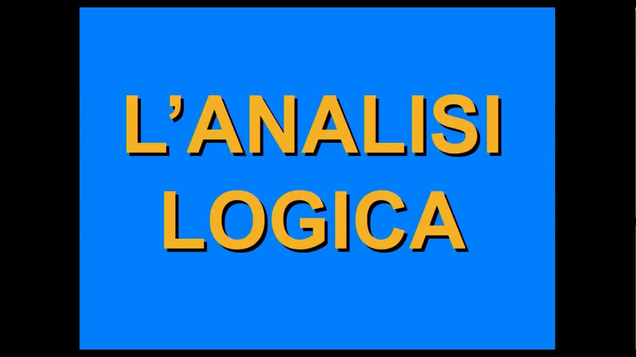 Grammatica2: l'analisi logica: come si fa