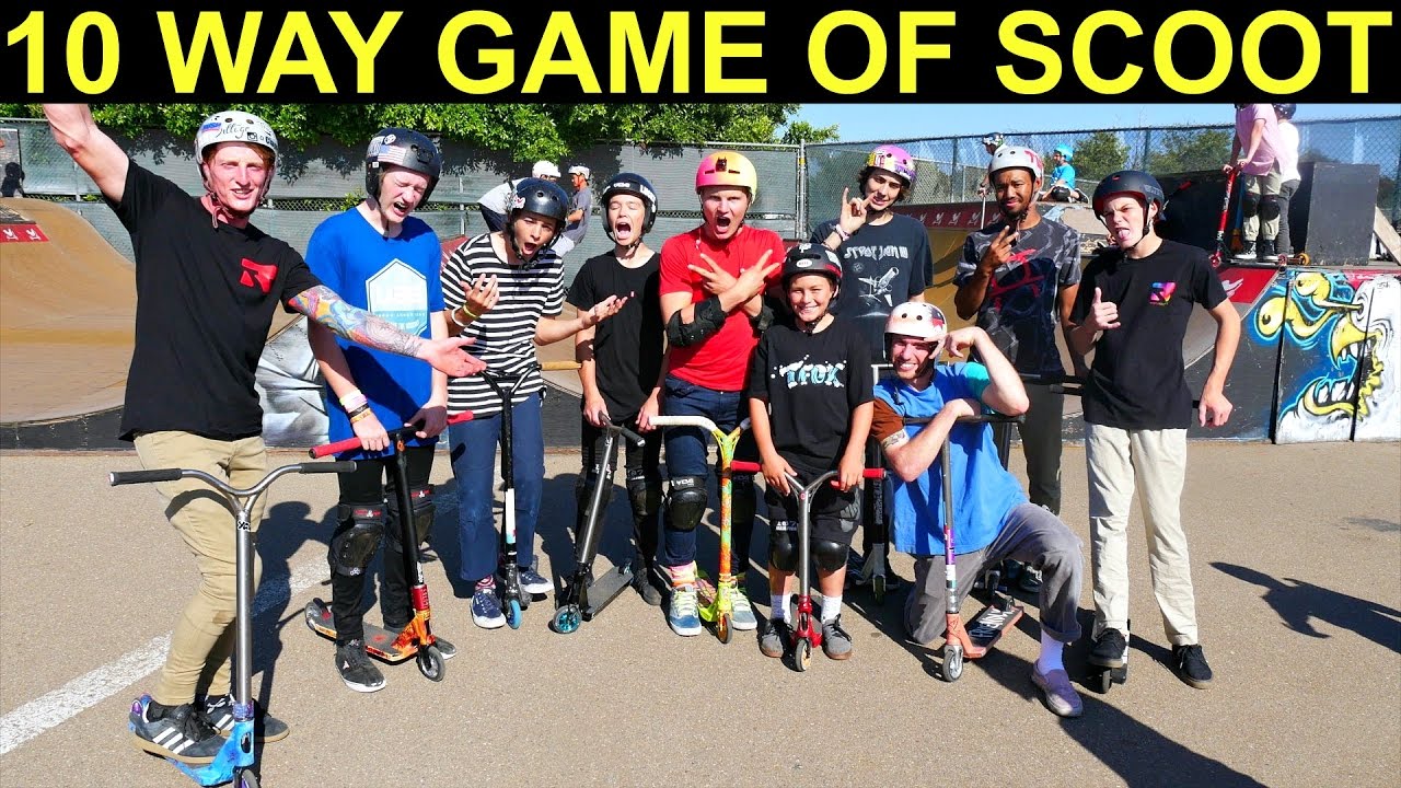 10 WAY PRO GAME OF SCOOT!