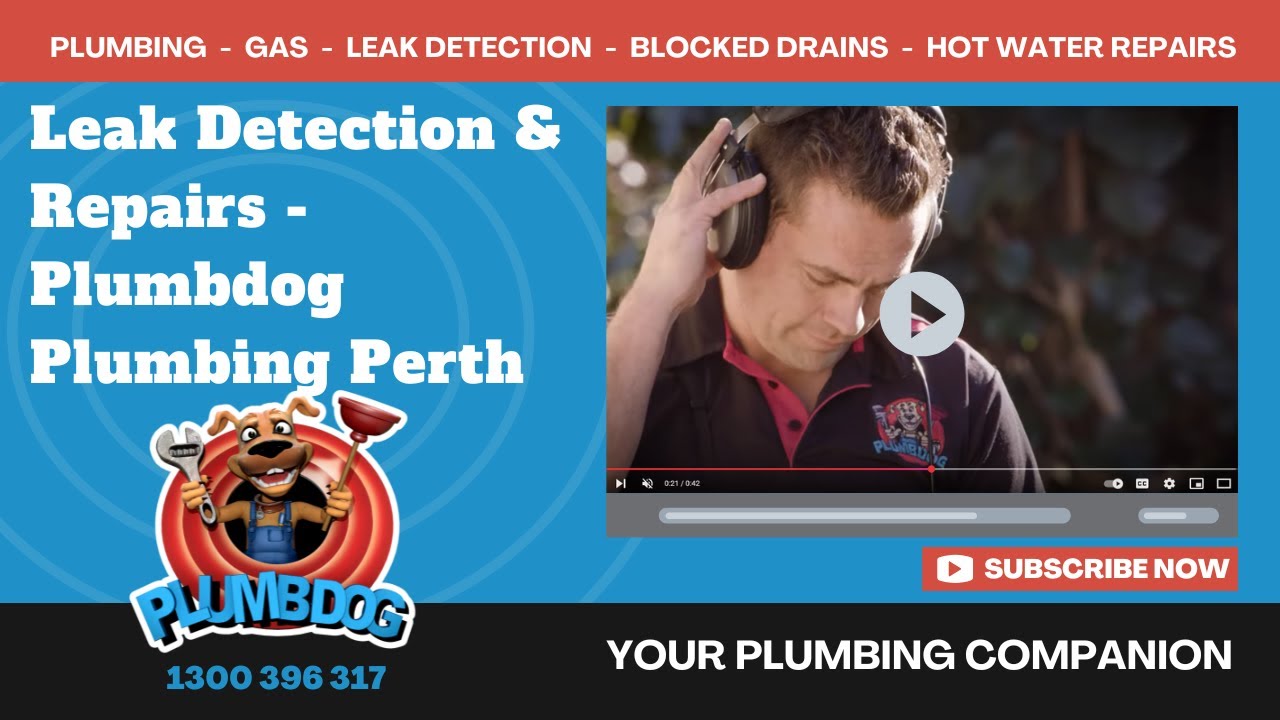 Leak Detection & Repairs - Plumbdog Plumbing Perth [Official Video]