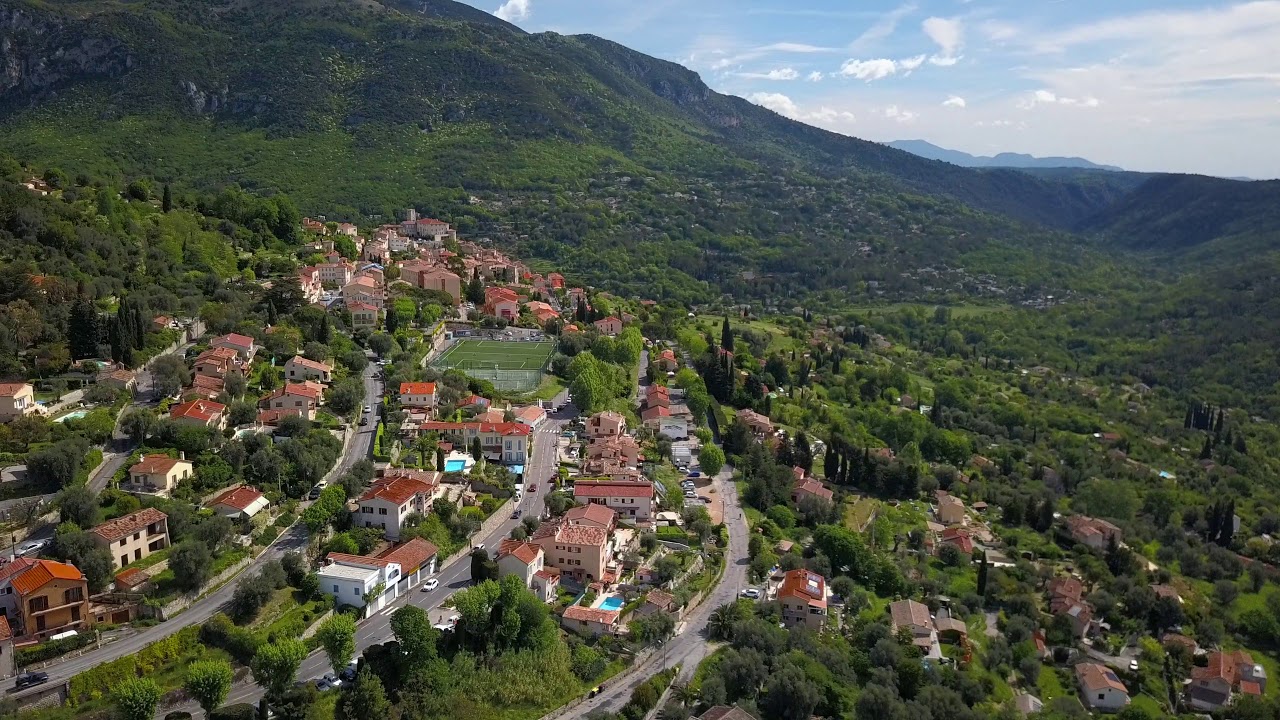 Le Bar-sur-Loup, Provence, France – 4K Aerial Video – DJI Mavic Pro