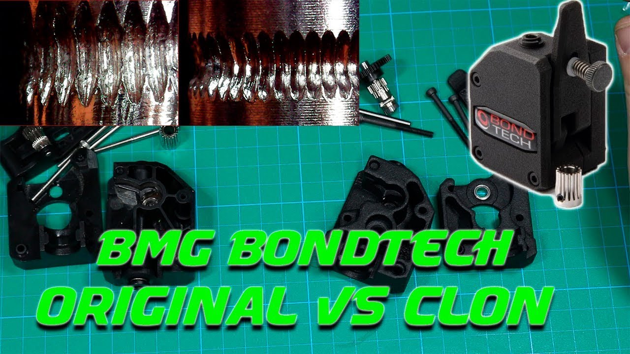 Extrusor BMG Bondetech - Original Vs Clon