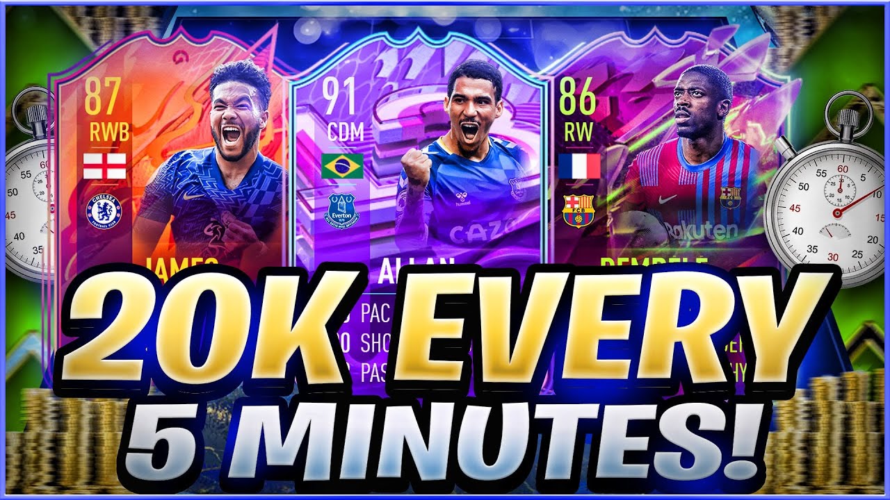 20K EVERY 5 MINS FIFA 22 BEST TRADING METHODS (FIFA 22 SNIPING FILTERS & FLIPPING)