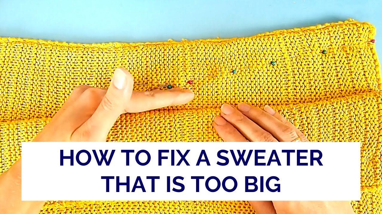 How to Make a Sweater Slimmer - Full Workshop