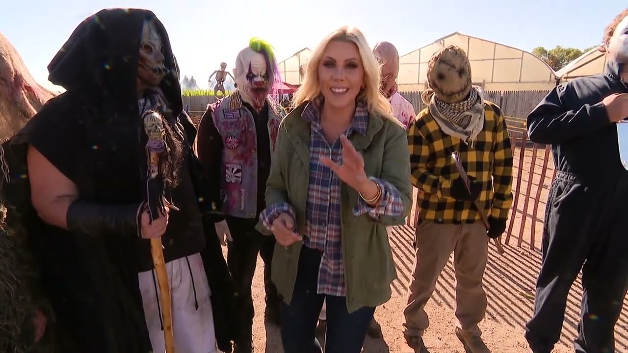 News 12's Erin Colton heads to Schmitt's Farm Haunt in Melville for some scares