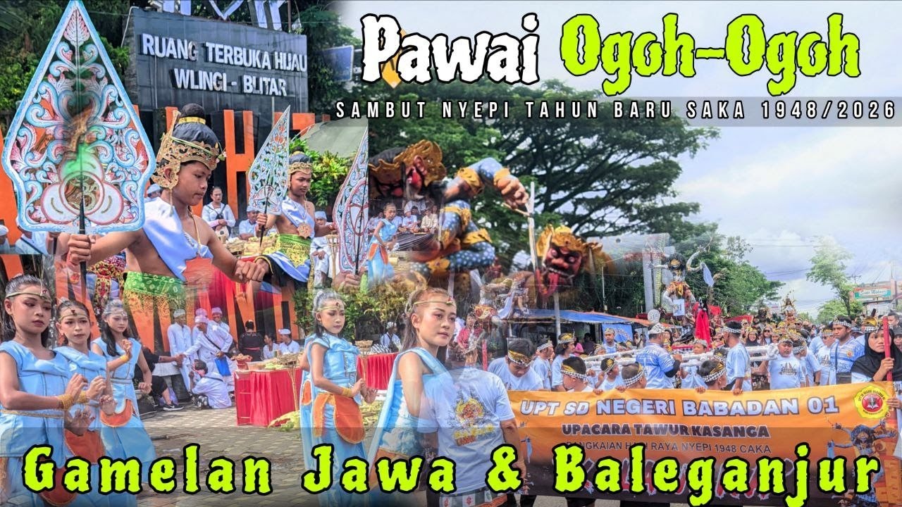 MERINDING‼️ Pawai Ogoh-Ogoh Wlingi 2026, 54 Tim Turun Full Gamelan  & Baleganjur🔥