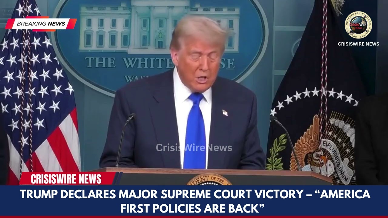 BREAKING: Trump Declares Major Supreme Court Victory 🇺🇸 | America First Agenda Moves Forward