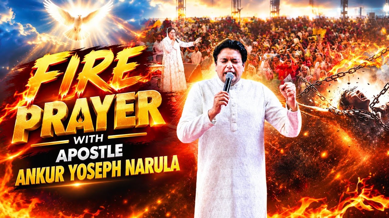 POWERFUL FIRE PRAYER WITH APOSTLE ANKUR YOSEPH NARULA #live #fire #prayer #ankurnarulaministries 
