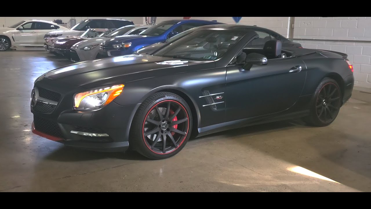 2016 Mercedes-Benz SL550 Mille Miglia 417 Designo Night magno matte black!