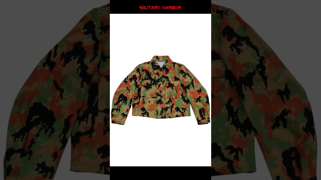 WWII German SS leibermuster camo M45 field tunic