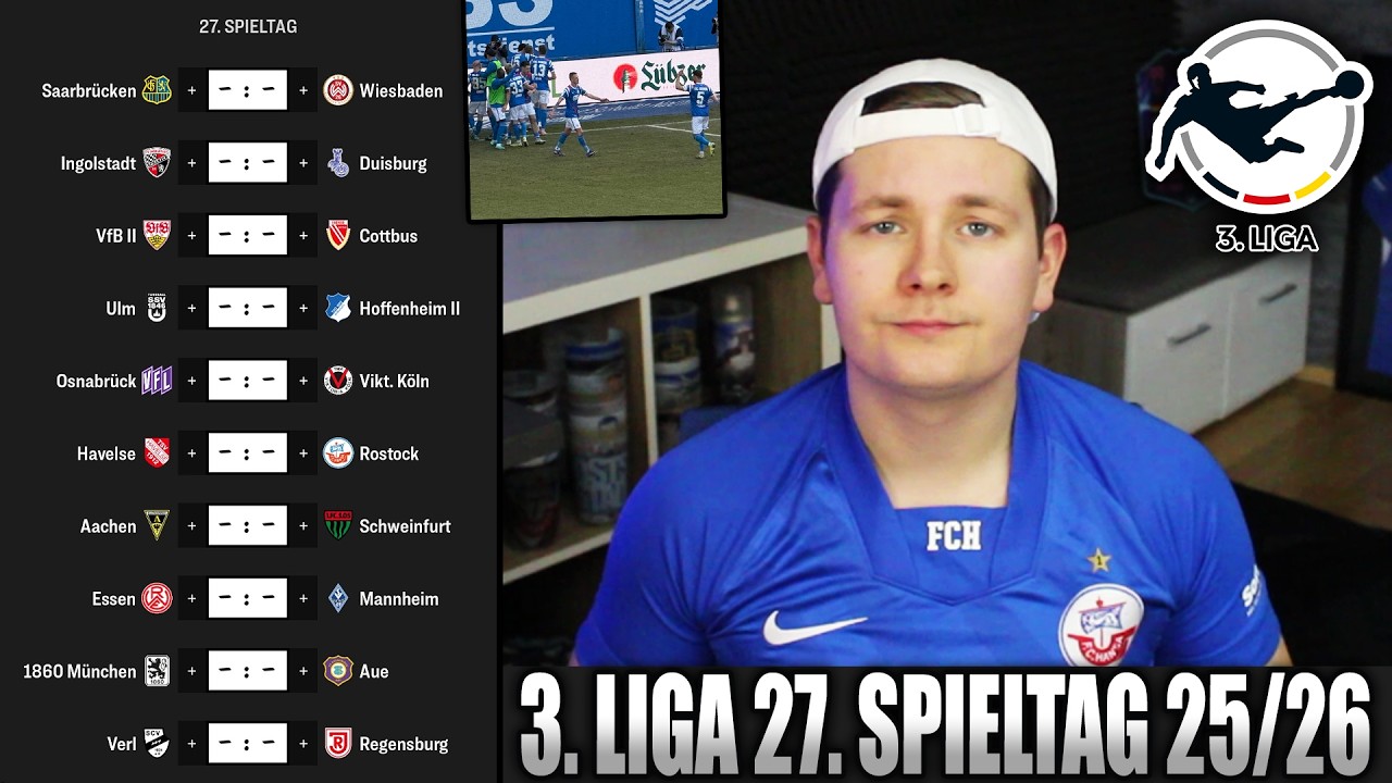 3. Liga Prognose 27. Spieltag 🔴 Schwierige Pflichtaufgabe! TSV Havelse - FC Hansa Rostock