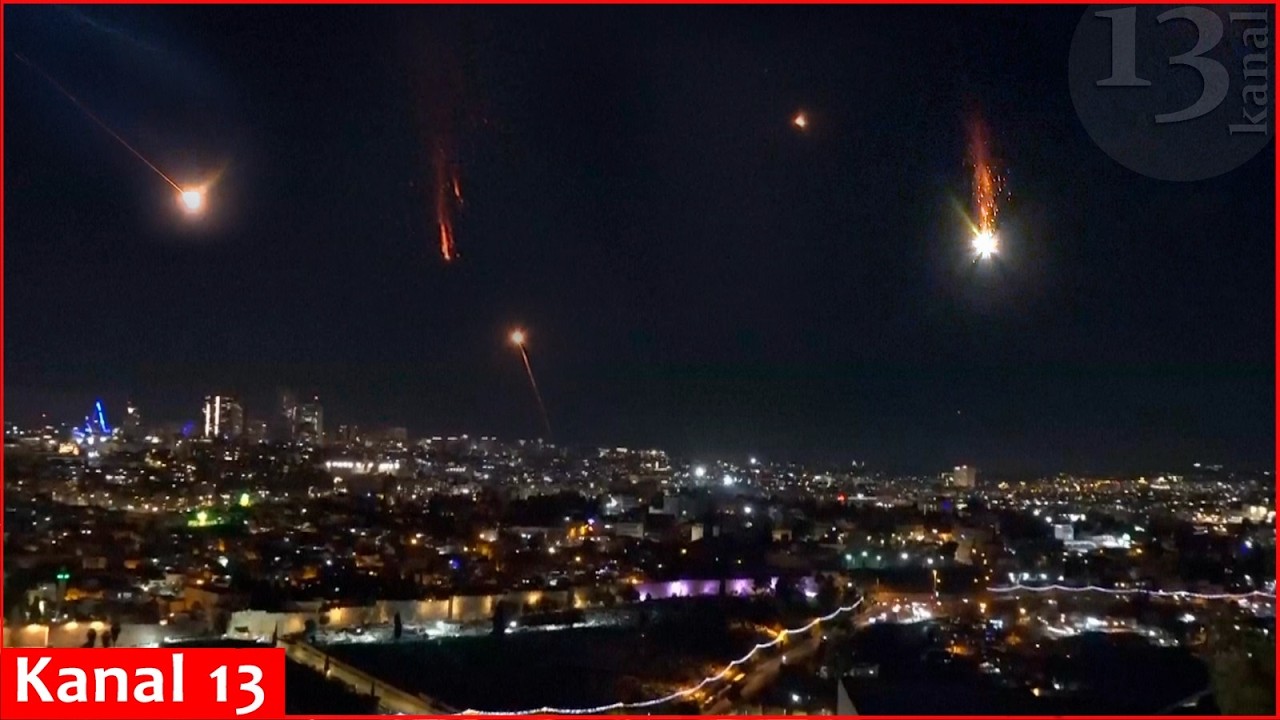 More Iron Dome interceptions in skies above Jerusalem and Tel Aviv