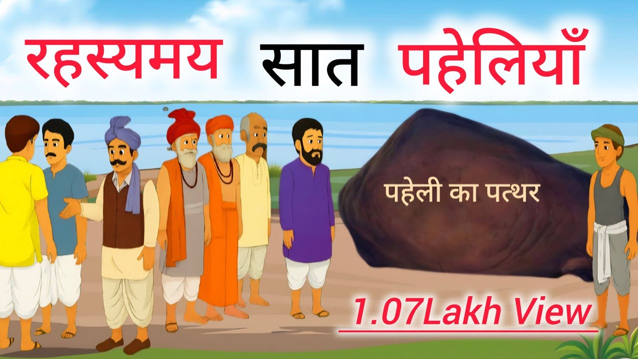 सात पहेलियाँ | Sat Paheliya | Hindi kahani | Cartoon story | Moral stories | #Paheliya