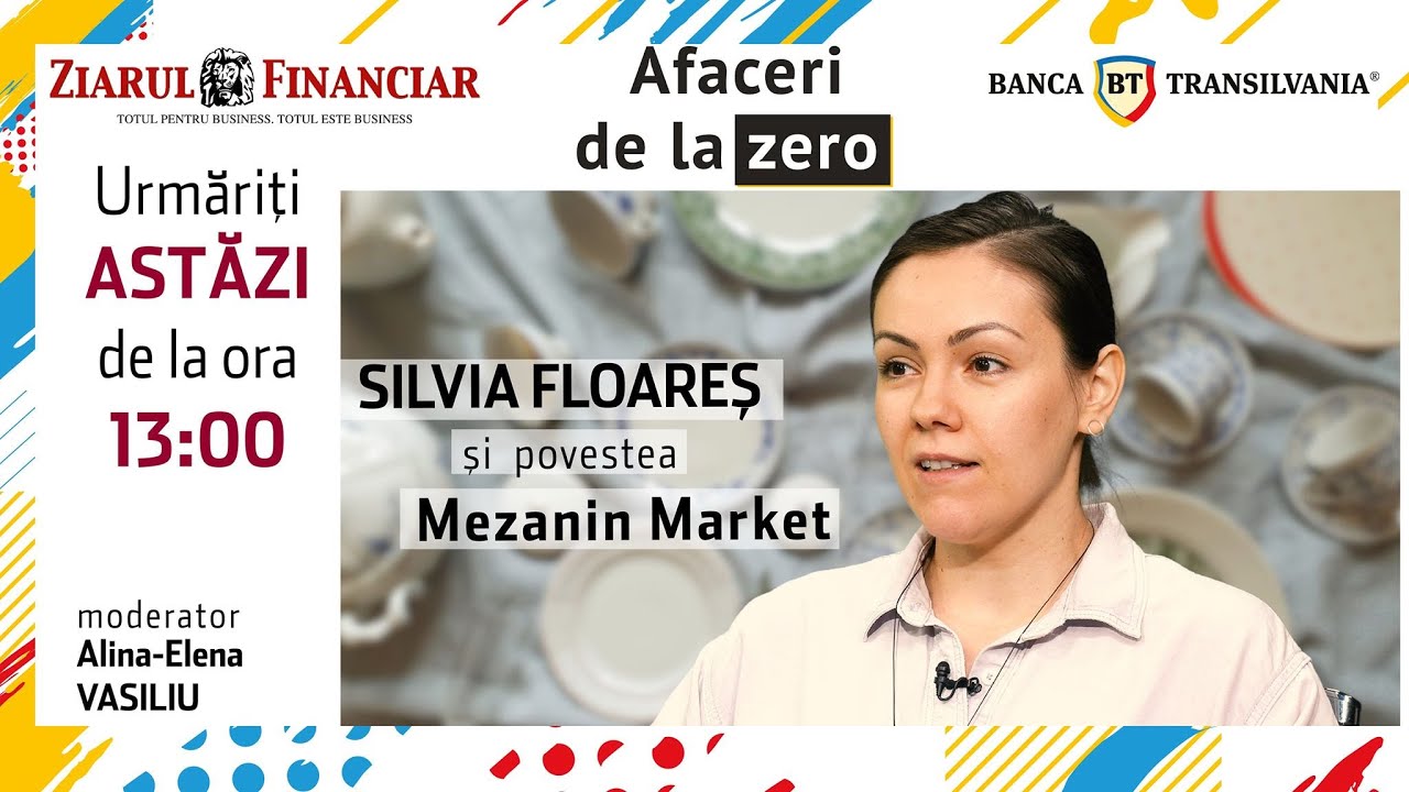 Afaceri de la zero. Silvia Floareş a adunat 98 de mici antreprenori în 15 ediţii de Mezanin Market