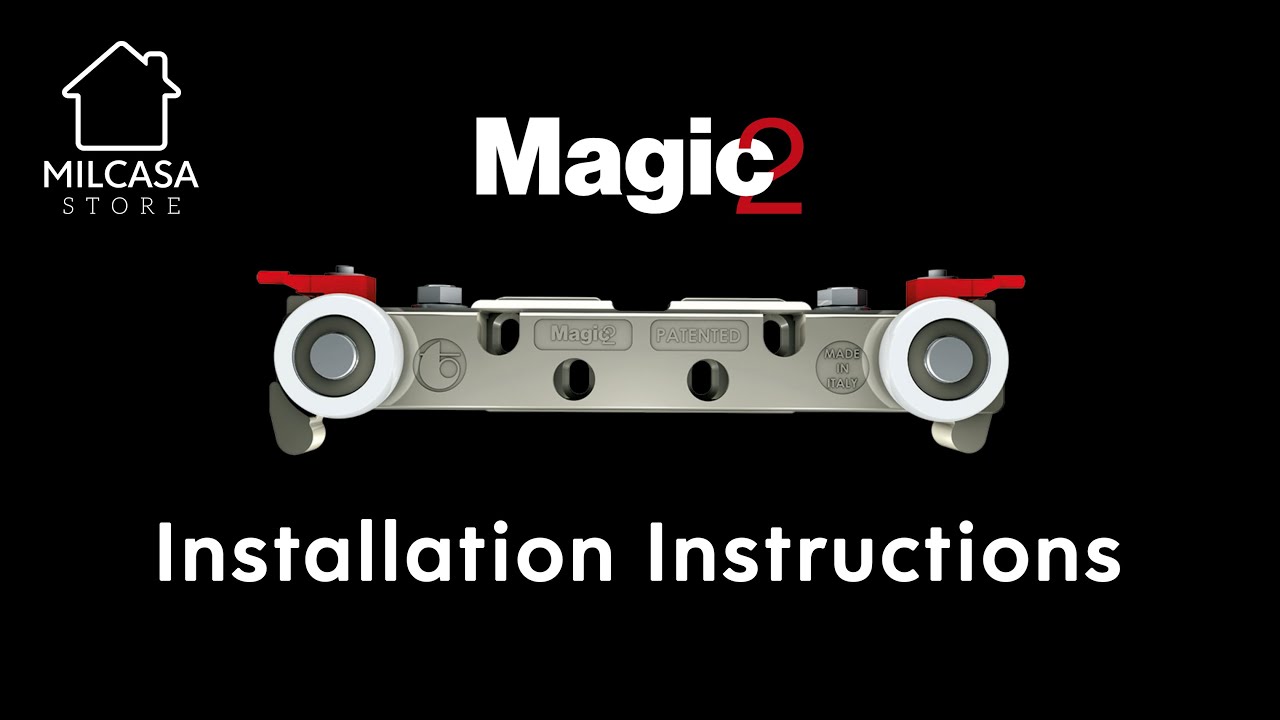 Milcasa Store - Magic 2 Sliding Door System Installation Instructions - Video instructions
