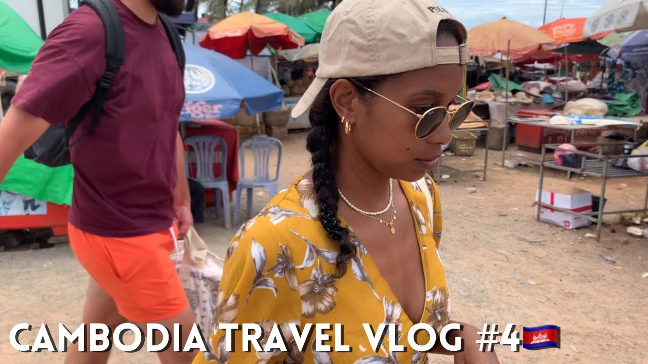 (Karen) Cambodia travel vlog 🇰🇭#4 - Kep Beach, Crab market, centre ville de Kep
