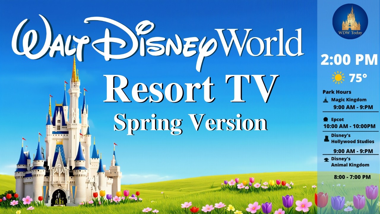 WDW Today Channel - March 2026 - New Music!! | Walt Disney World Resort TV Live 24/7