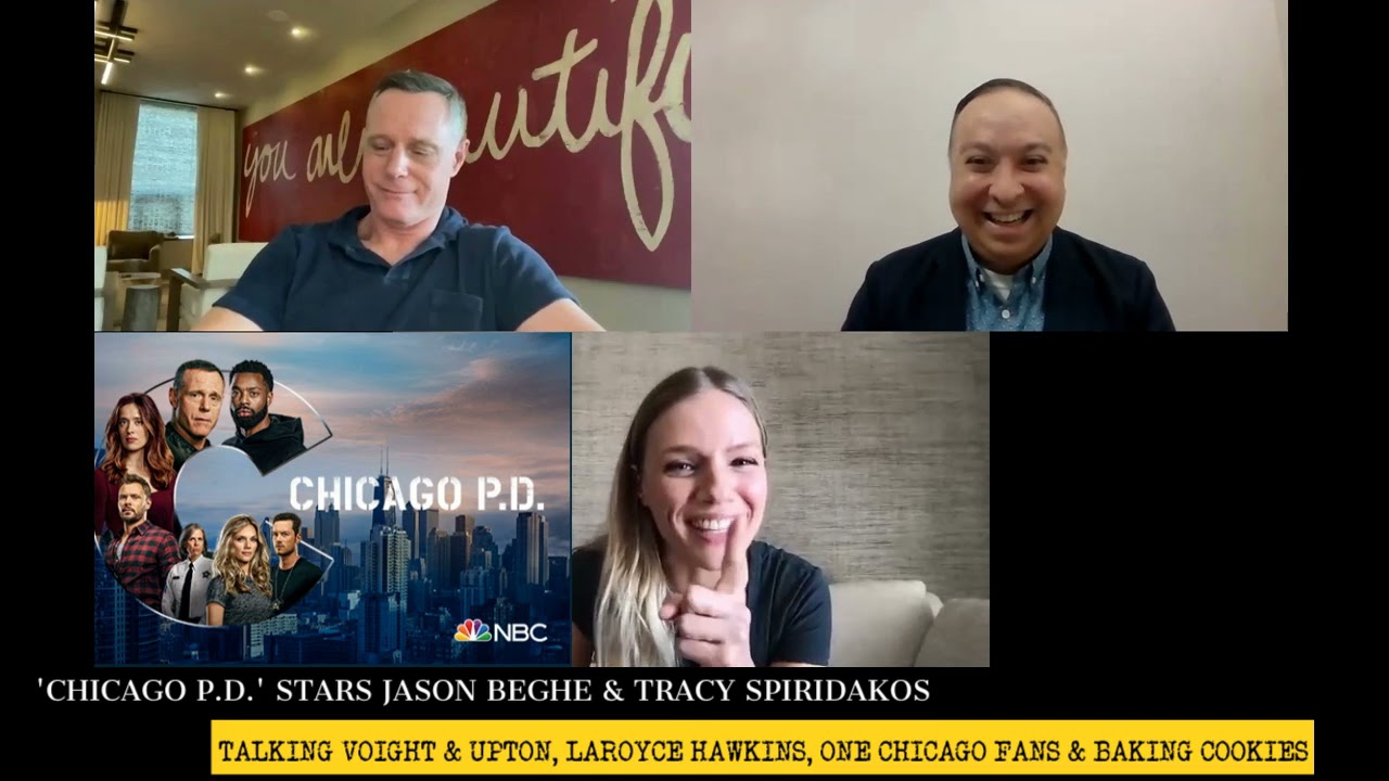 Jason Beghe & Tracy Spiridakos interview Chicago P.D. season premiere & Jay Halstead proposal & fans